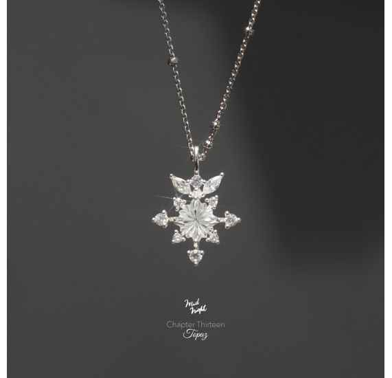 Chapter Thirteen-White Stamp of Light Necklace